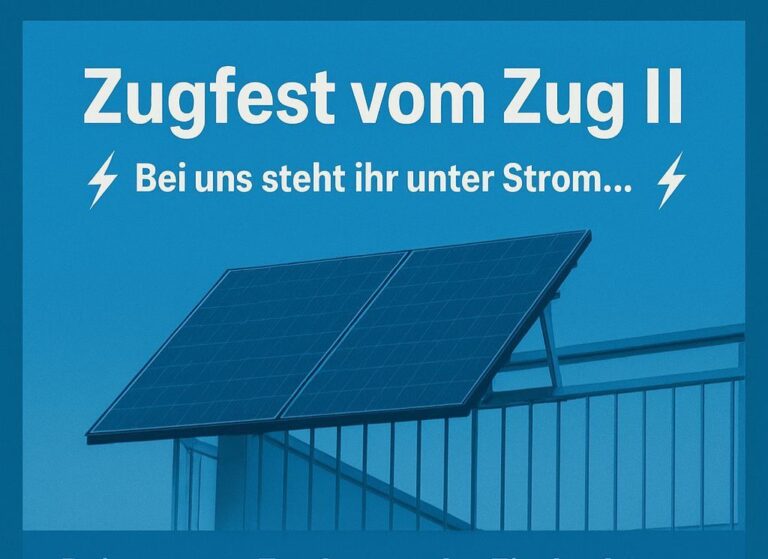 Große Tombola beim Zugfest
