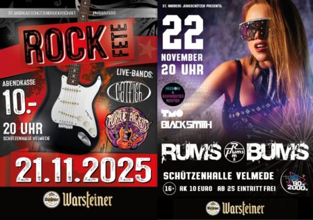 Vorbereitung Rockfete und Rums Bums